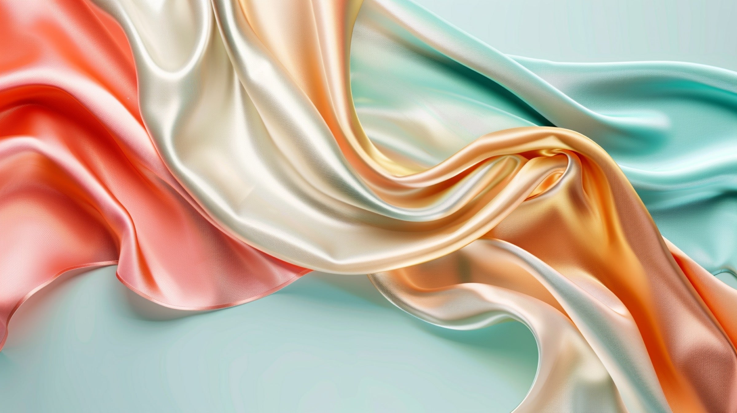 Agentix hero - colorful printed fabric
