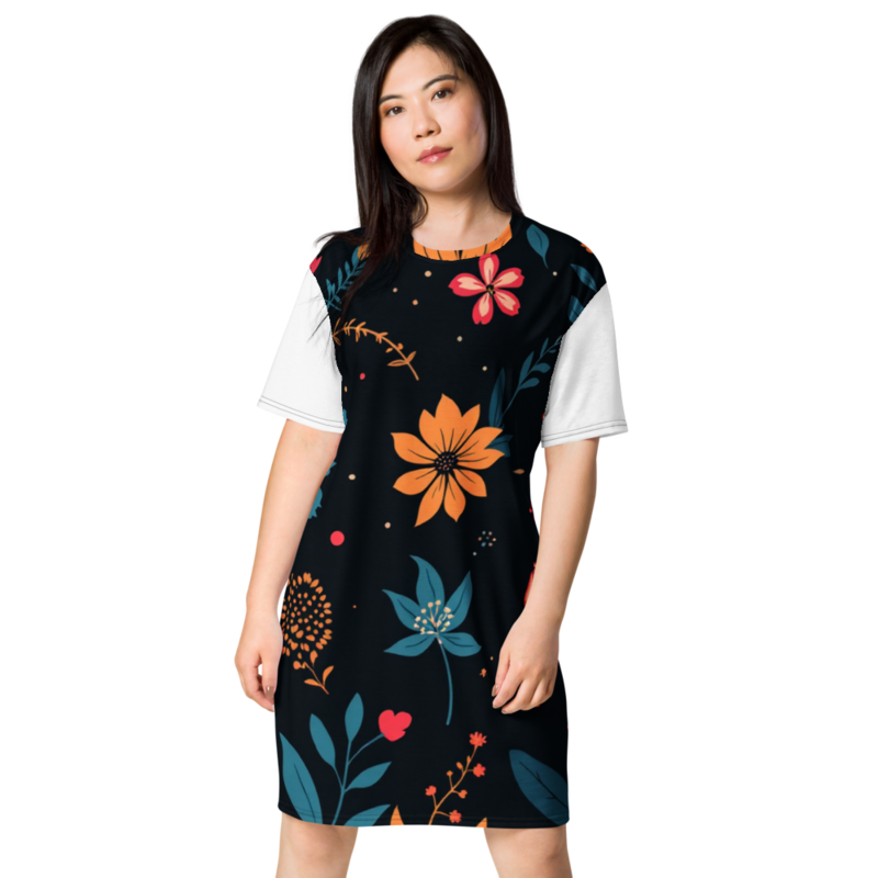 All-Over Print T-Shirt Dress Series 4