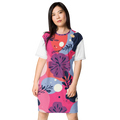 All-Over Print T-Shirt Dress