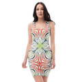 All-Over Print Bodycon Dress on model