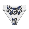 Recycled high-waisted bikini