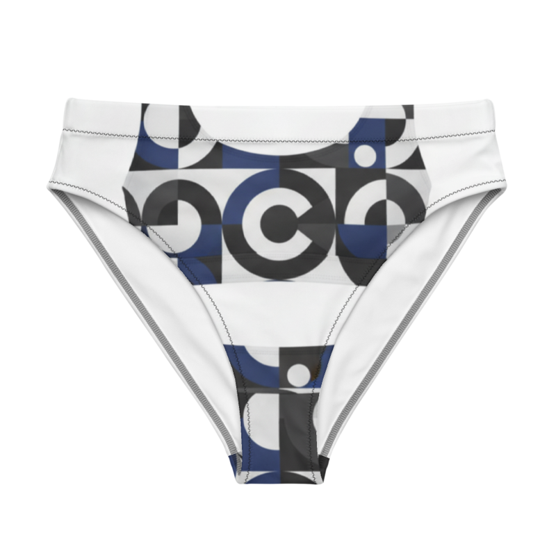 Recycled high-waisted bikini