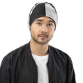 All-Over Print Beanie on model