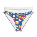 Recycled high-waisted bikini bottom