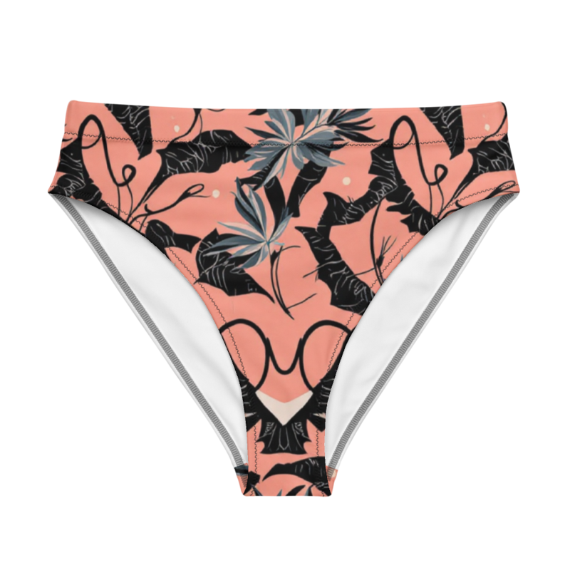All-Over Print High-Waisted Bikini