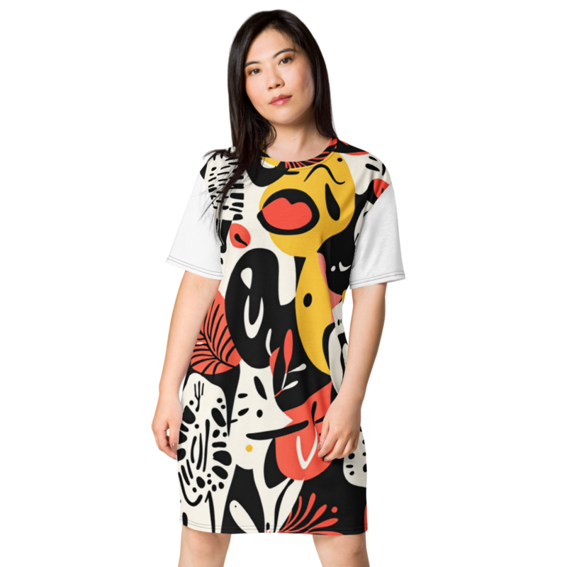 All-Over Print T-Shirt Dress Series 5