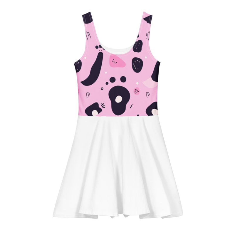 All-Over Print Skater Dress