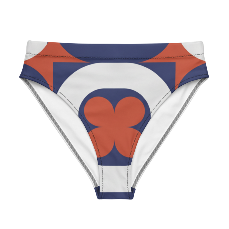 Recycled high-waisted bikini